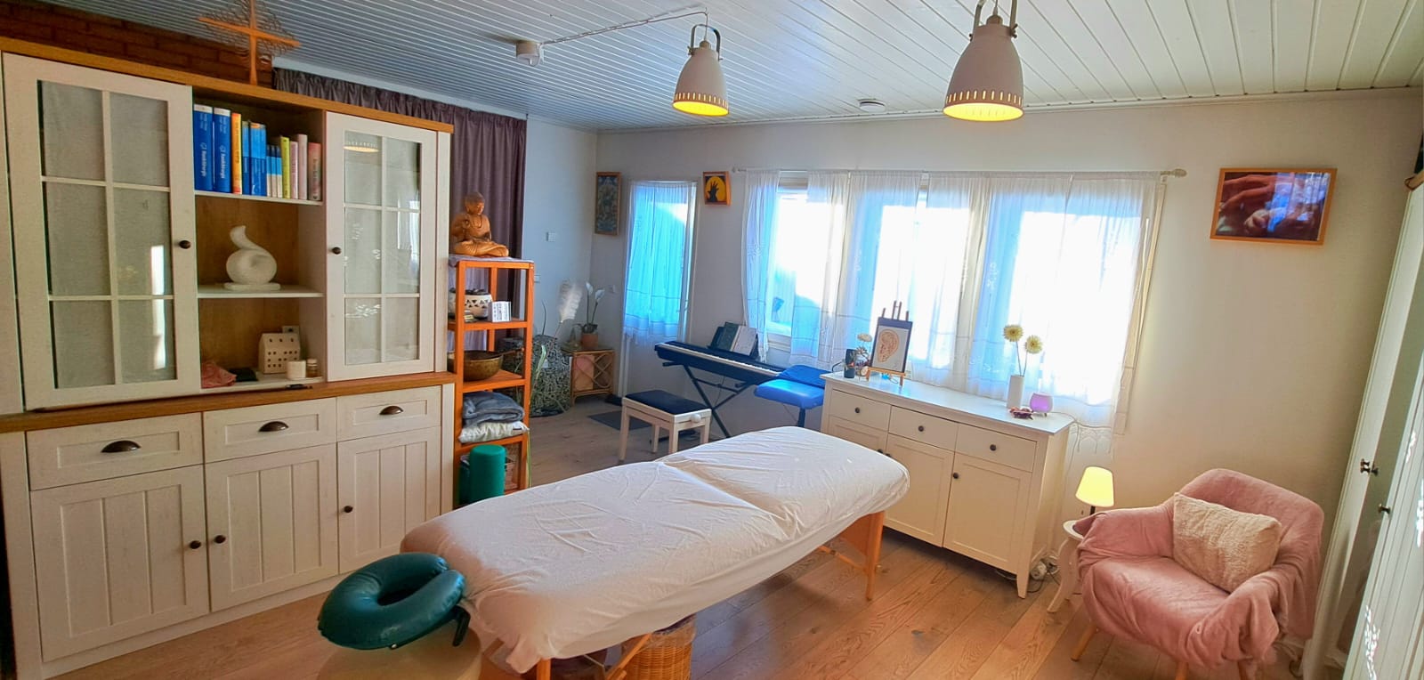 Therapiezimmer der Praxis in Heinola, Finnland